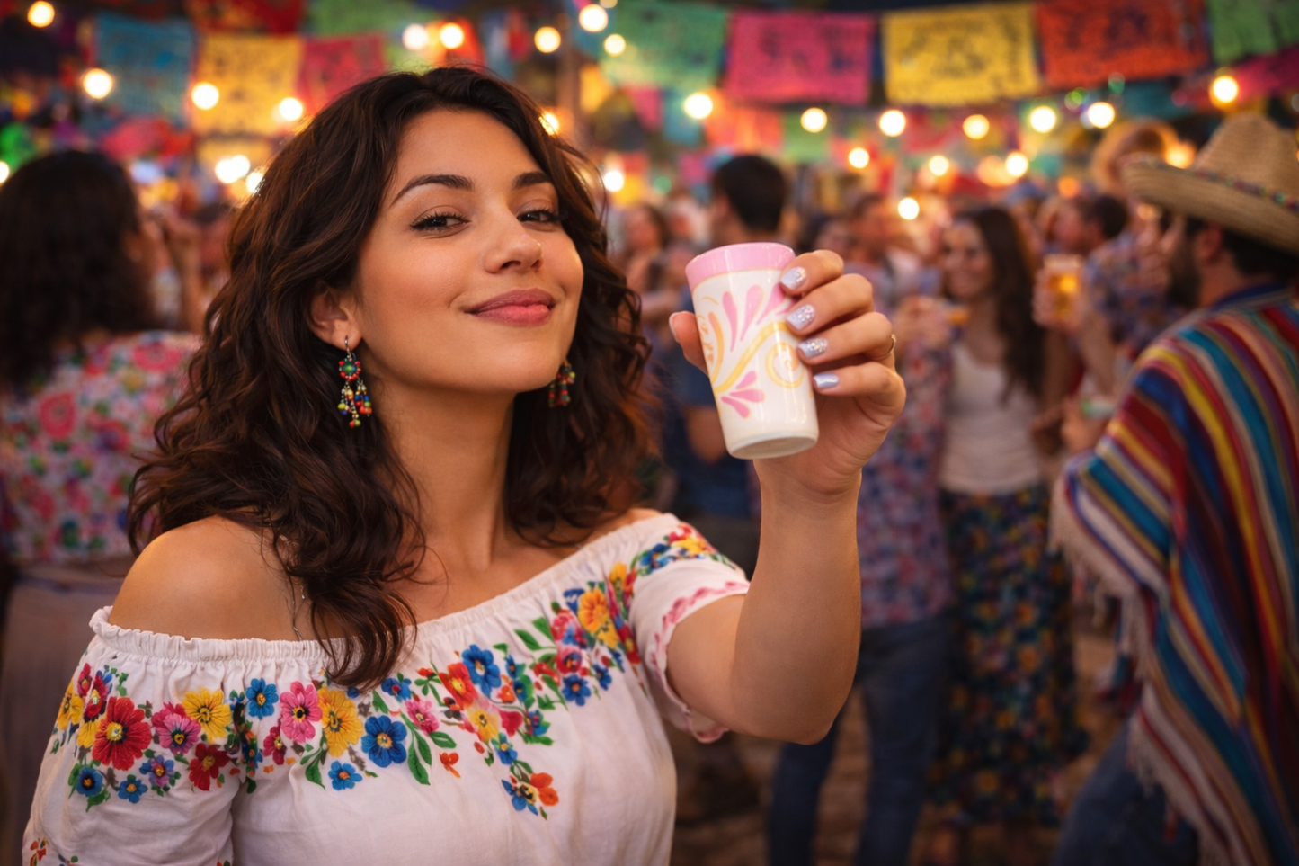 Cantaritos De Barro Mexican Shot Glasses, Pink (2-Pack) - 2 Oz